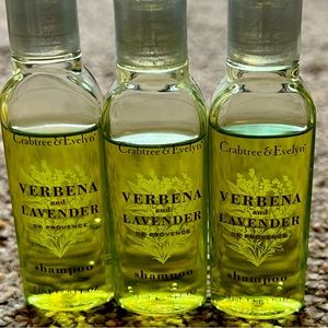 Crabtree & Evelyn Shampoo Travel Size (3) Lot